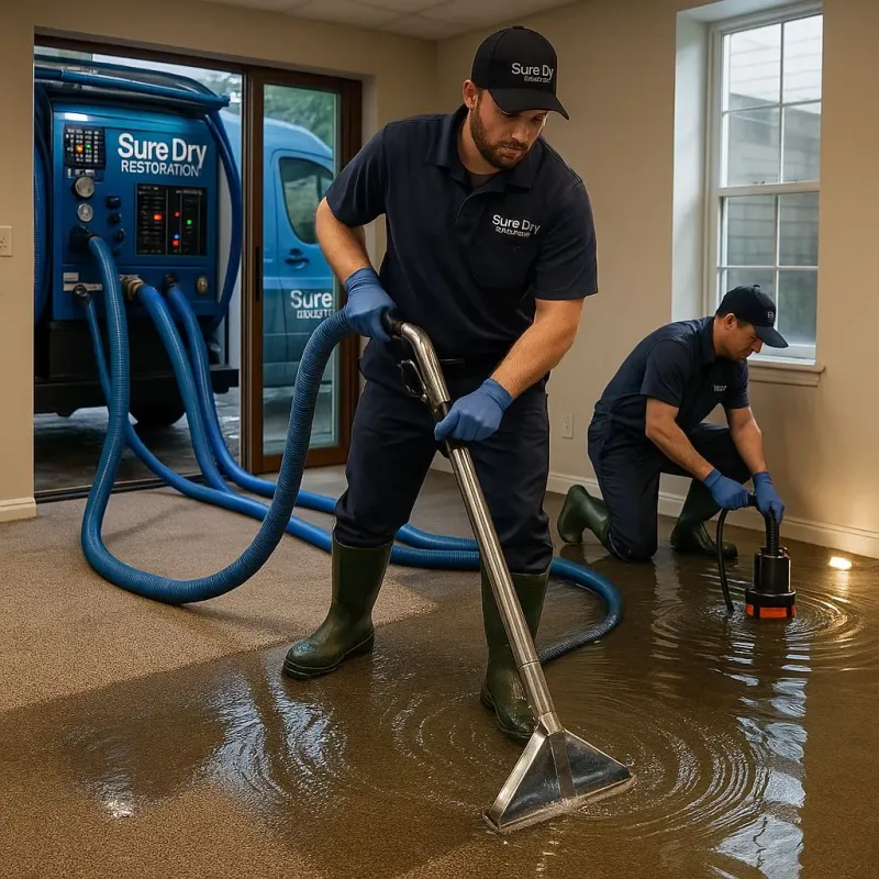 Water Extraction and Removal process in Brighton, TN